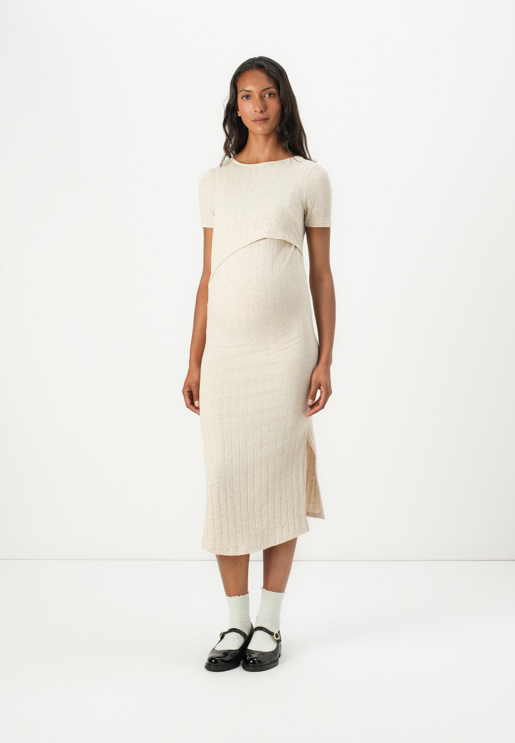 

Повседневное платье OLMDANDRA NURSING O NECK DRESS ONLY MATERNITY, бежевый