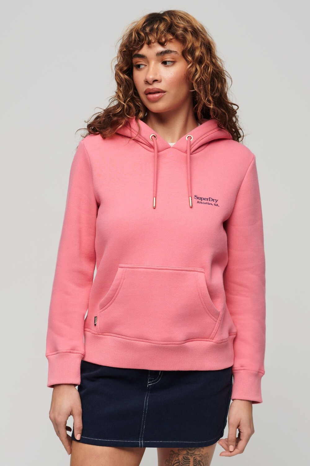 

Толстовка Essential с логотипом Superdry, розовый
