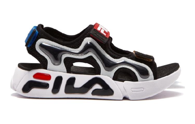 Дышащие детские сандалии для детей FILA KIDS, черный/красный — фото 2