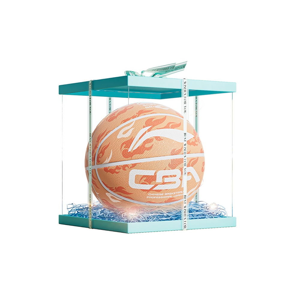 

LINING Резиновый баскетбольный мяч orange white размер 5/7 тренировочный china