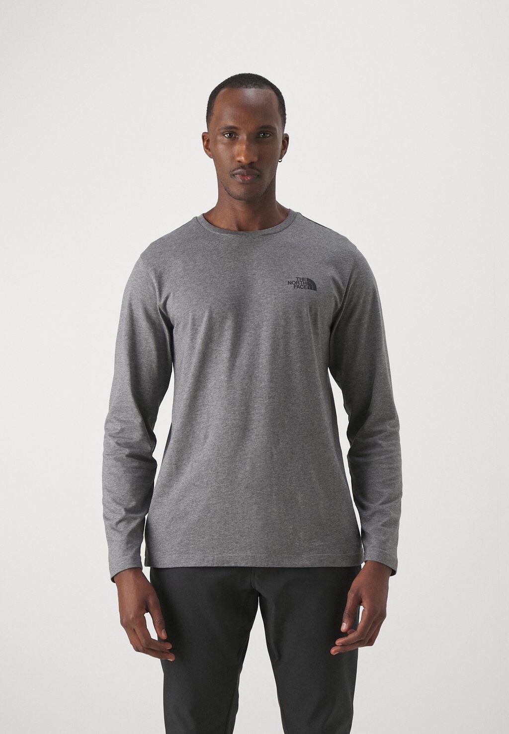 

Футболка с длинными рукавами Simple Dome Tee The North Face, цвет medium grey heather