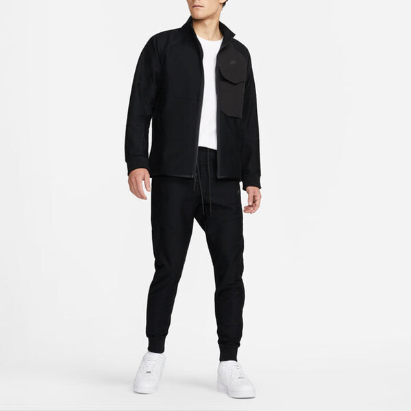 Куртка Men's Nike Sportswear Dri-FIT Tech Pack Moisture Conduction Quick Dry Logo Casual Jacket Black, черный — фото 3