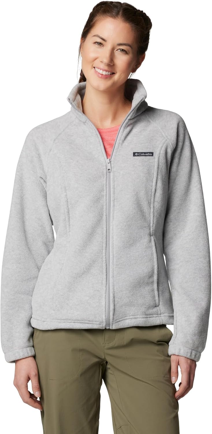

Женская толстовка Columbia Benton Springs с застежкой-молнией, Cirrus Grey Heather