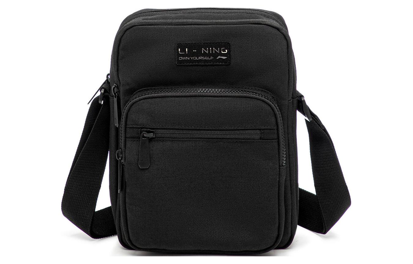 

LINING Спортивная сумка через плечо унисекс черная, Black