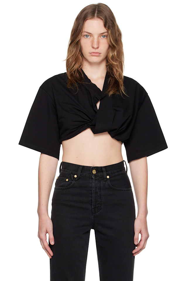 

Футболка 'le t-shirt bahia court' Jacquemus, черный