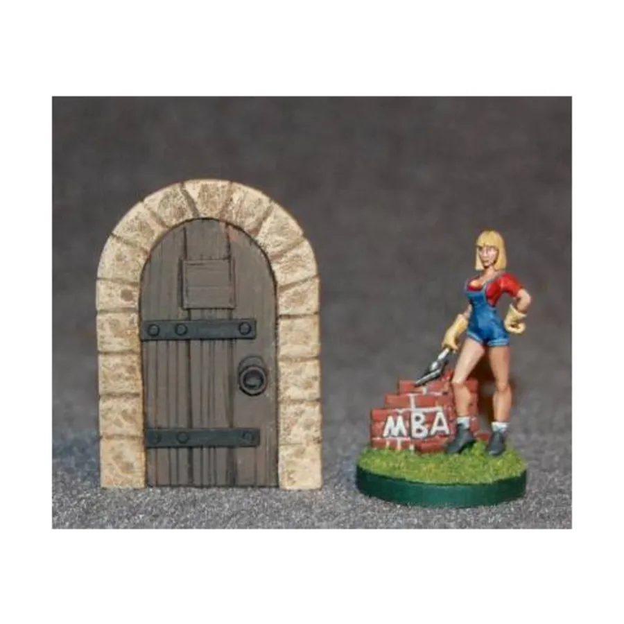 

Наклеиваемые двери замка, Castle Accessories (25mm)