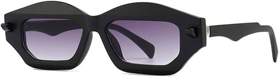 

Модные солнцезащитные очки Polygon 2027 для женщин с градиентным покрытием, защита от УФ-излучения UV400, ретро-стиль, заклепки, мужские солнцезащитные очки MTZJH, Black Gray Gradient