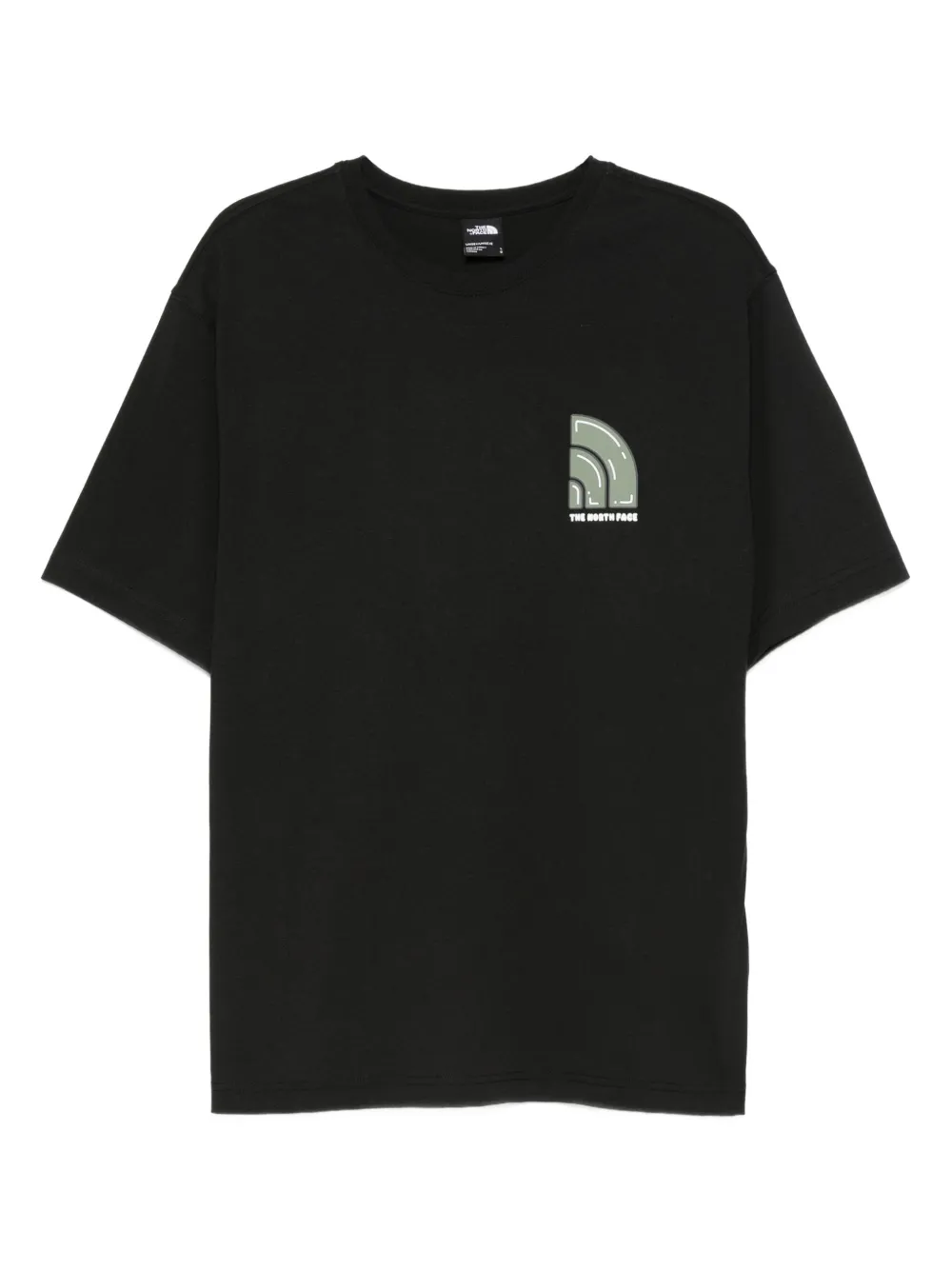 

Хлопковая футболка The North Face, черный