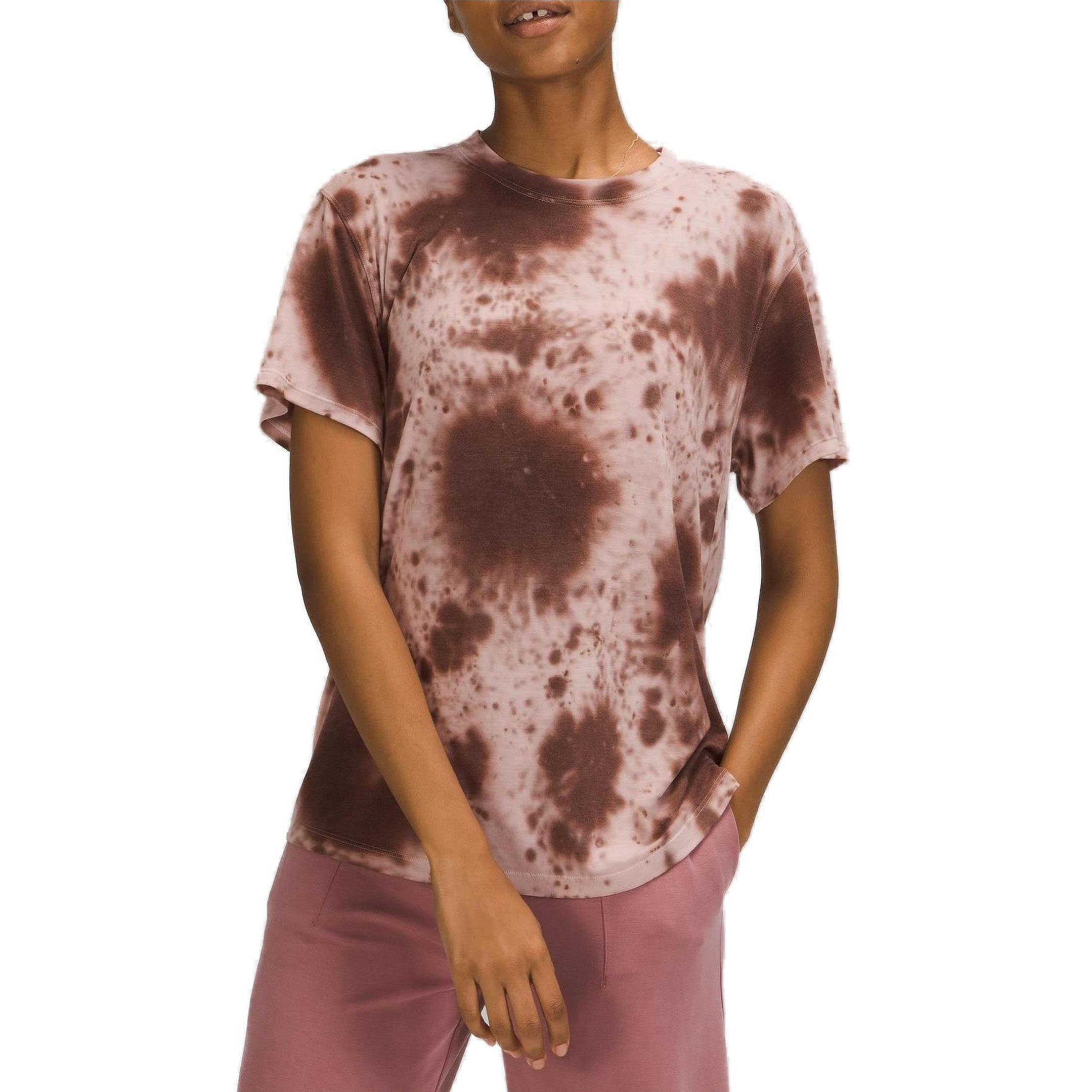 

Lululemon Футболка All Yours женская красная коричневая, Красный, Lululemon Футболка All Yours женская красная коричневая