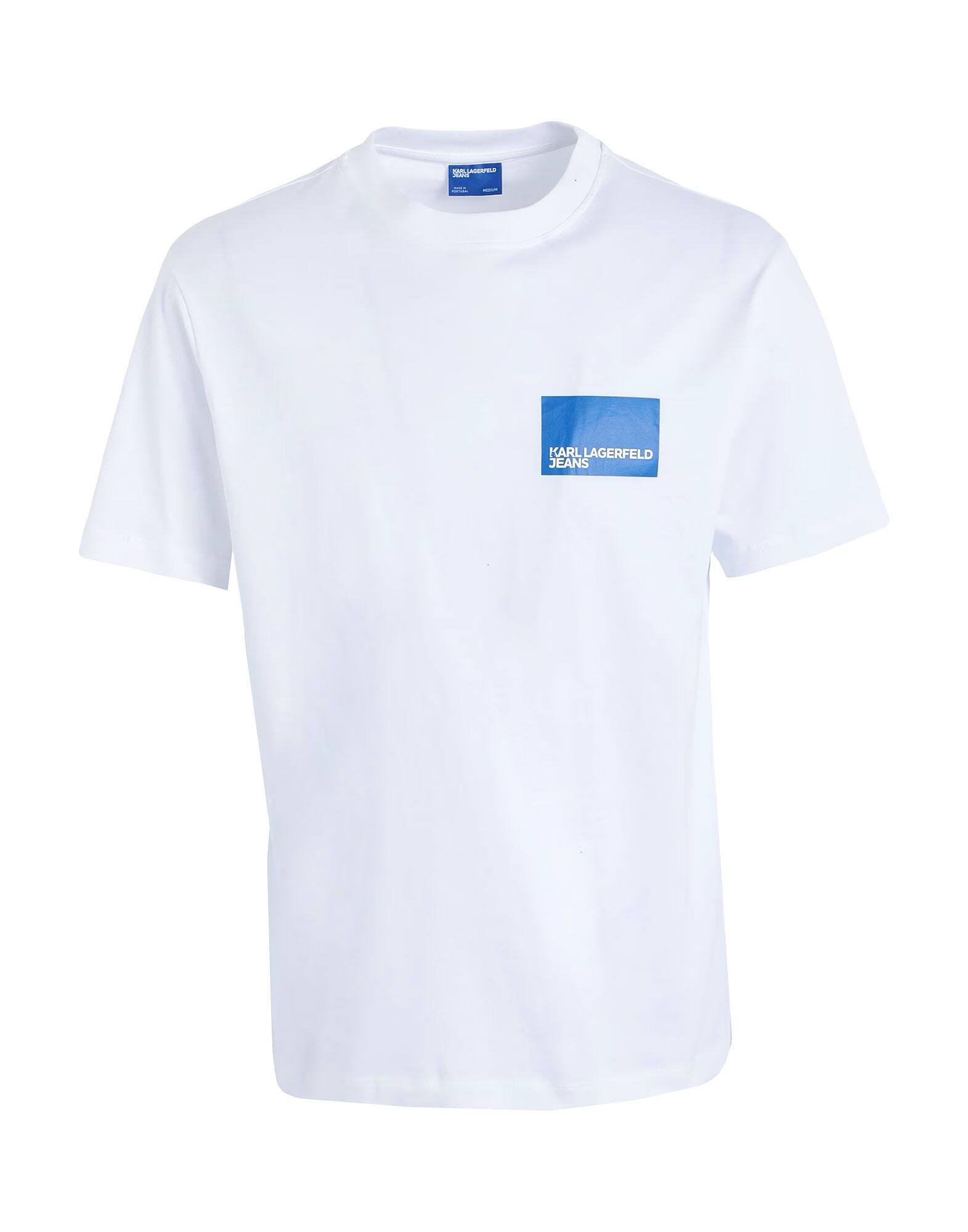 

Футболка Klj Regular Sslv Logo Tee Karl Lagerfeld, белый