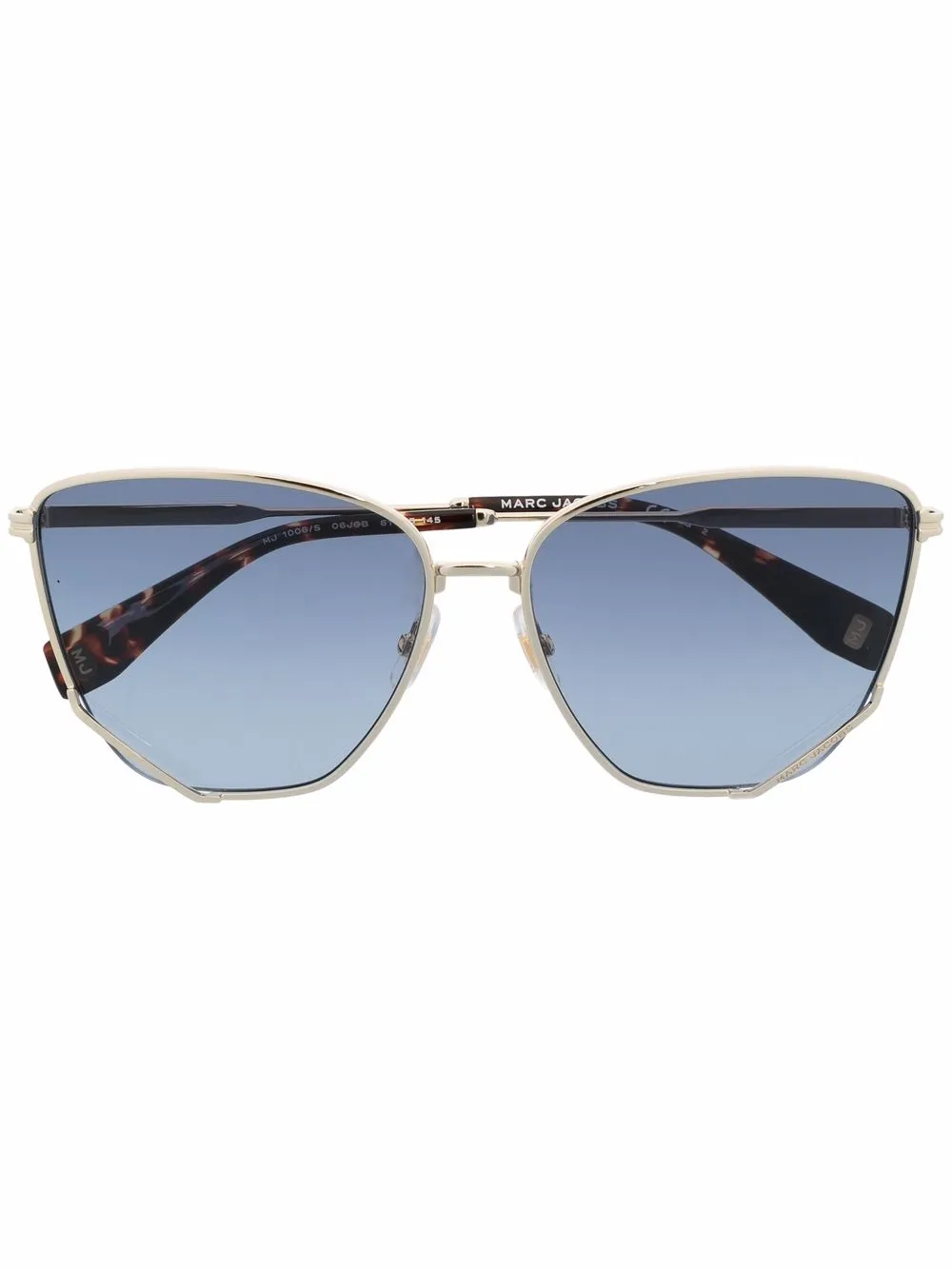 

Солнцезащитные очки в оправе 'кошачий глаз' Marc Jacobs Eyewear, золотой