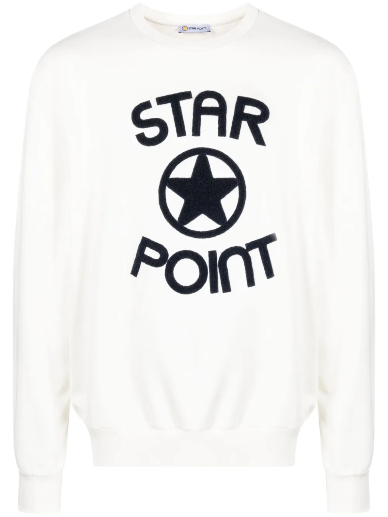 

Star Point джемпер с логотипом, белый