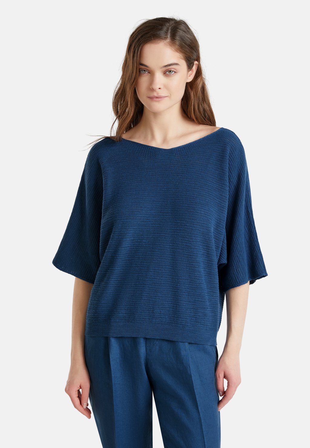 

Джемпер CROPPED United Colors of Benetton, синий