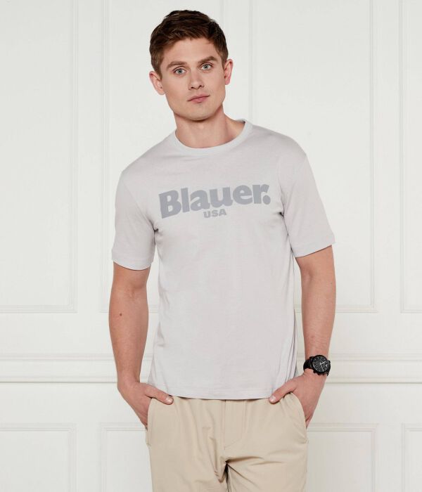 

Футболка тональная bourne Regular fit Blauer, серый