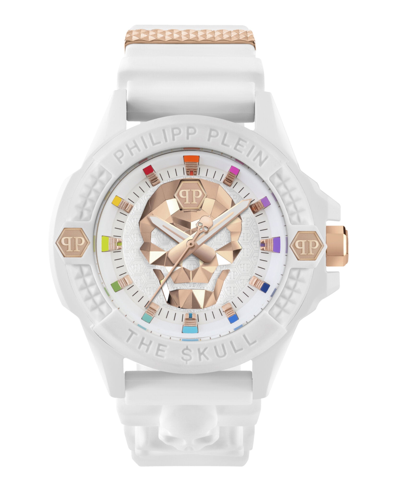 

Часы из силикона $kull Ecoceramic PHILIPP PLEIN, белый/белый/белый