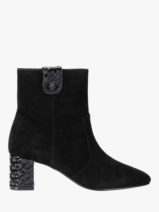 Челси ботинки с отделкой на щиколотке Kurt Geiger London, Black