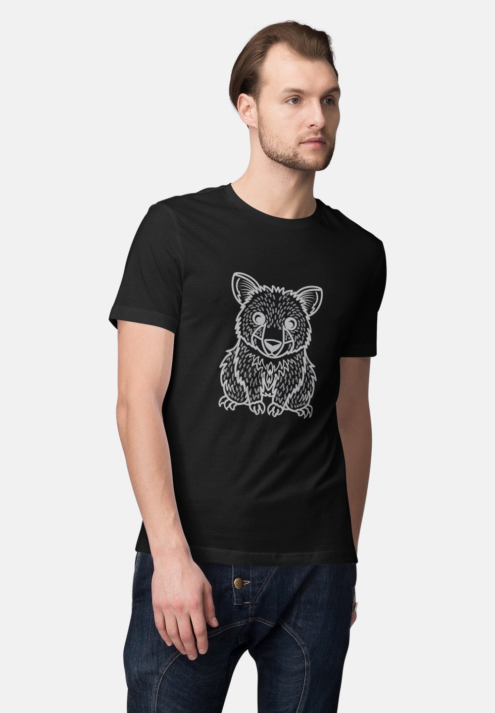 

Футболка с принтом QUOKKA Reverve Fashion, черный