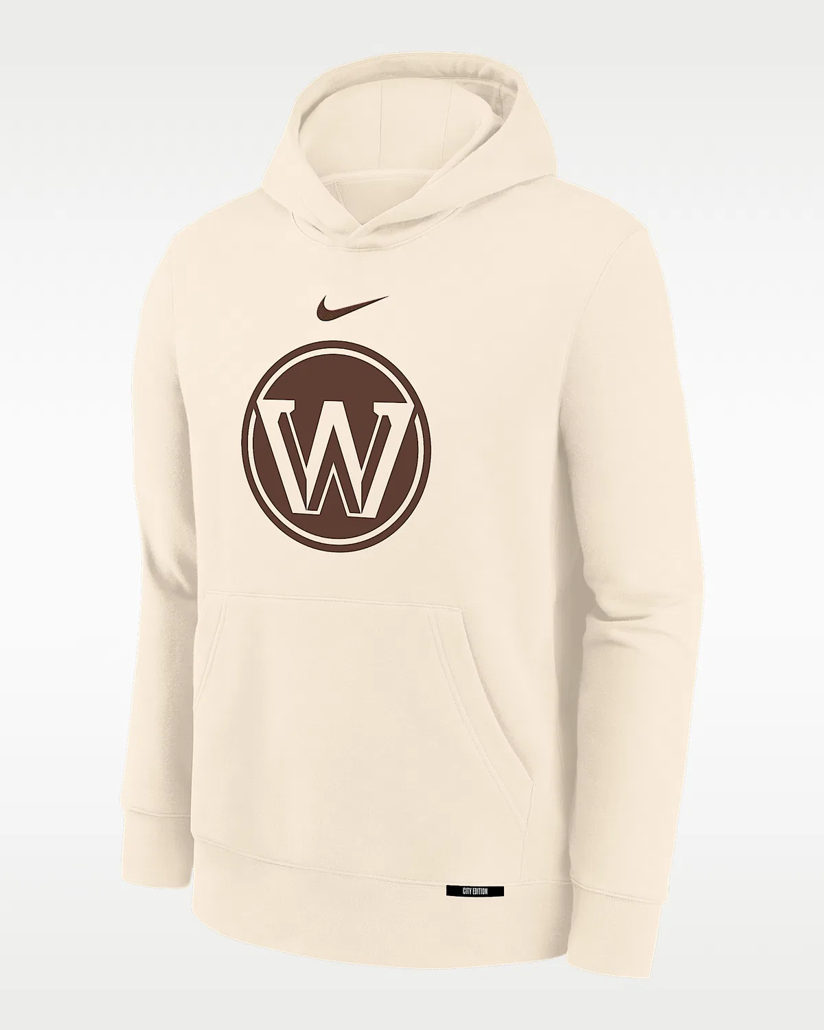 Детская флисовая худи Golden State Warriors Club Fleece City Edition, Natural