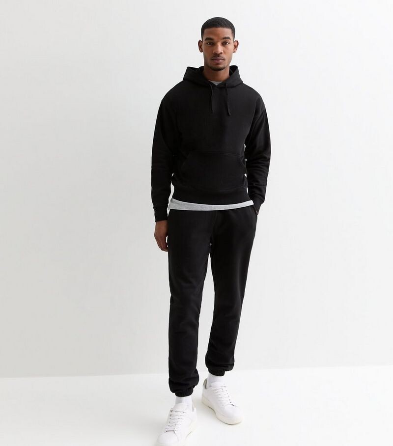 

Джоггеры из джерси стандартного кроя New Look, черный