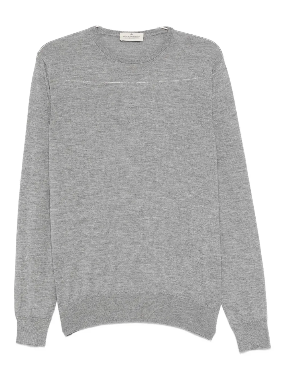 

Джемпер тонкой вязки Bruno Manetti, серый