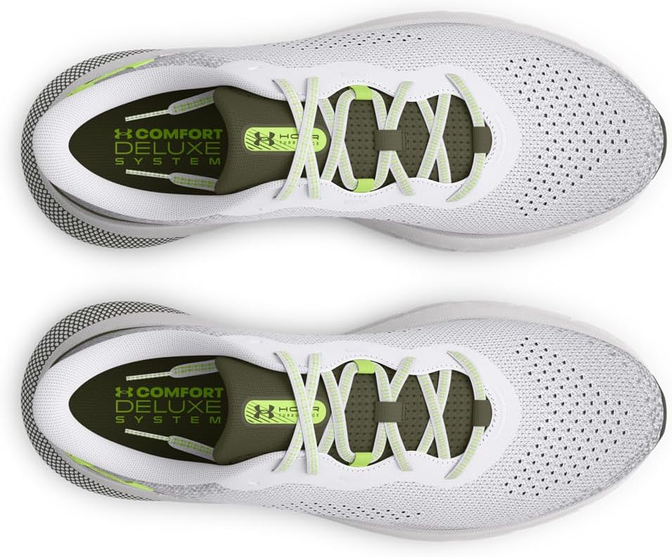 Мужские кроссовки для бега Under Armour HOVR Turbulence 2, (112) White/Marine Od Green/Morph Green — фото 4