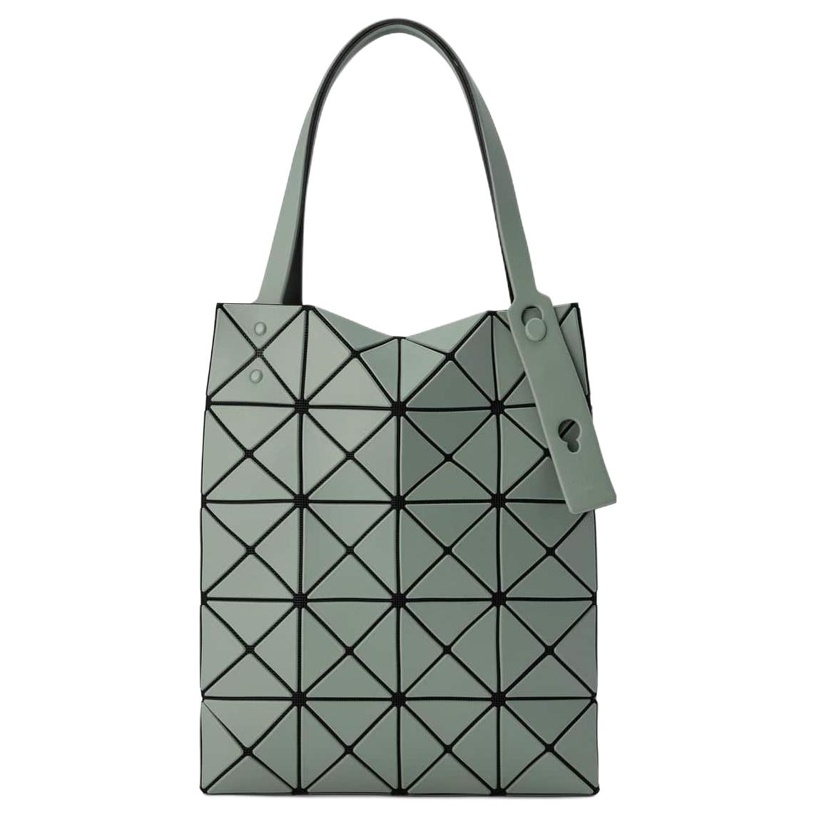 

ISSEY MIYAKE Люксент Бокси Винил Хлорид Смола Маленькая квадратная сумка шоппер клатч обычная женская темно-зеленая