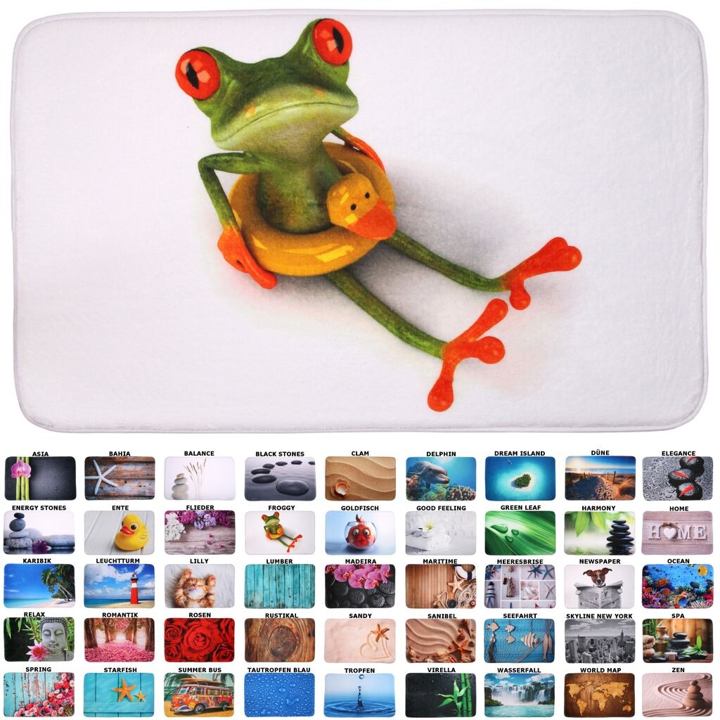 

Коврик для ванной SANILO Froggy 50 x 80 см, белый