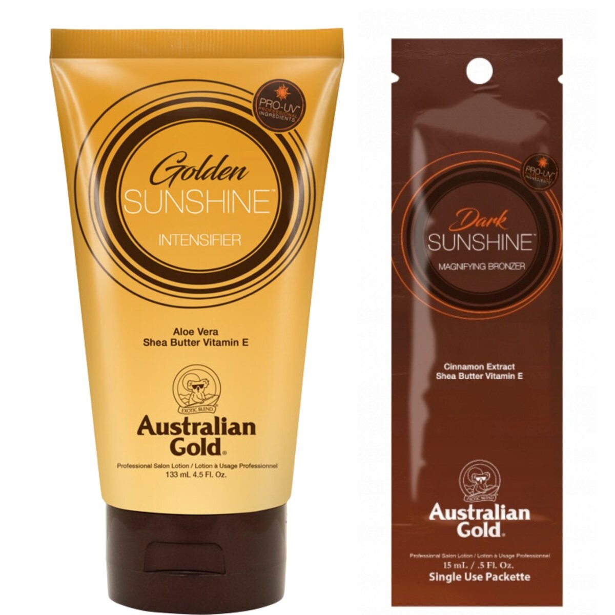

Австралийское золото, Золотое сияние + Темное саше Australian Gold