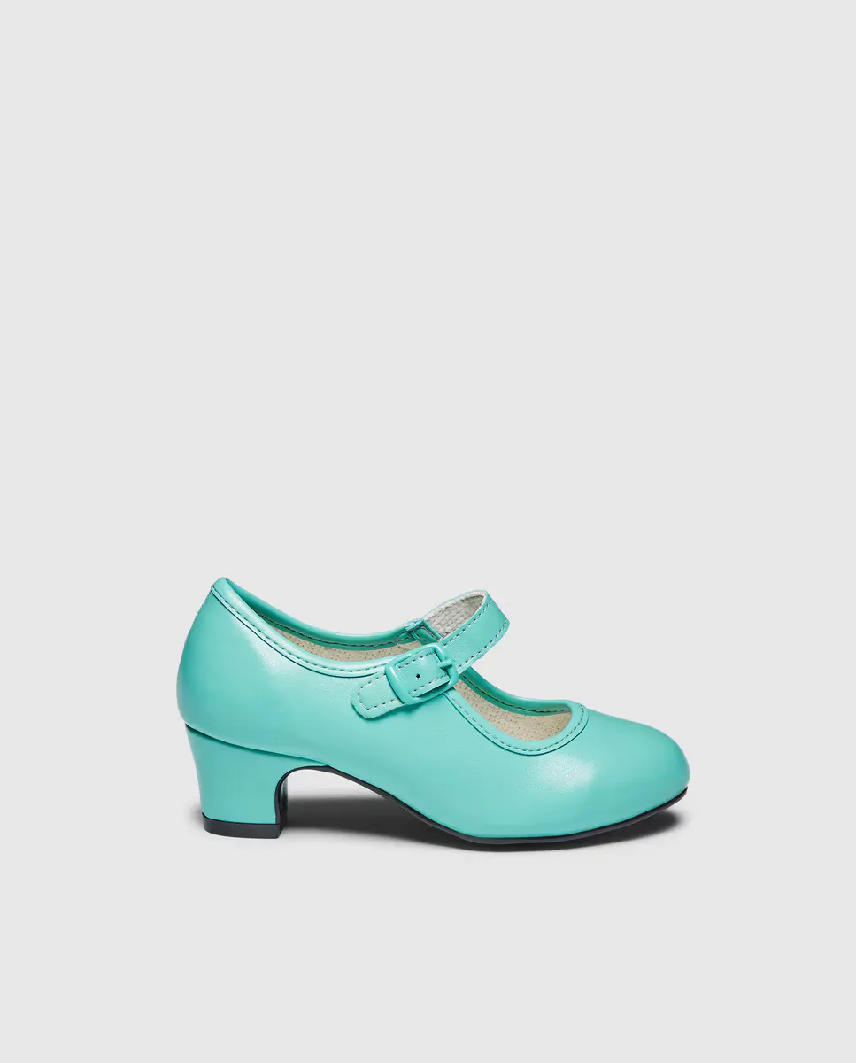 

Синие туфли для фламенко для девочек Olé Tus Zapatos, синий