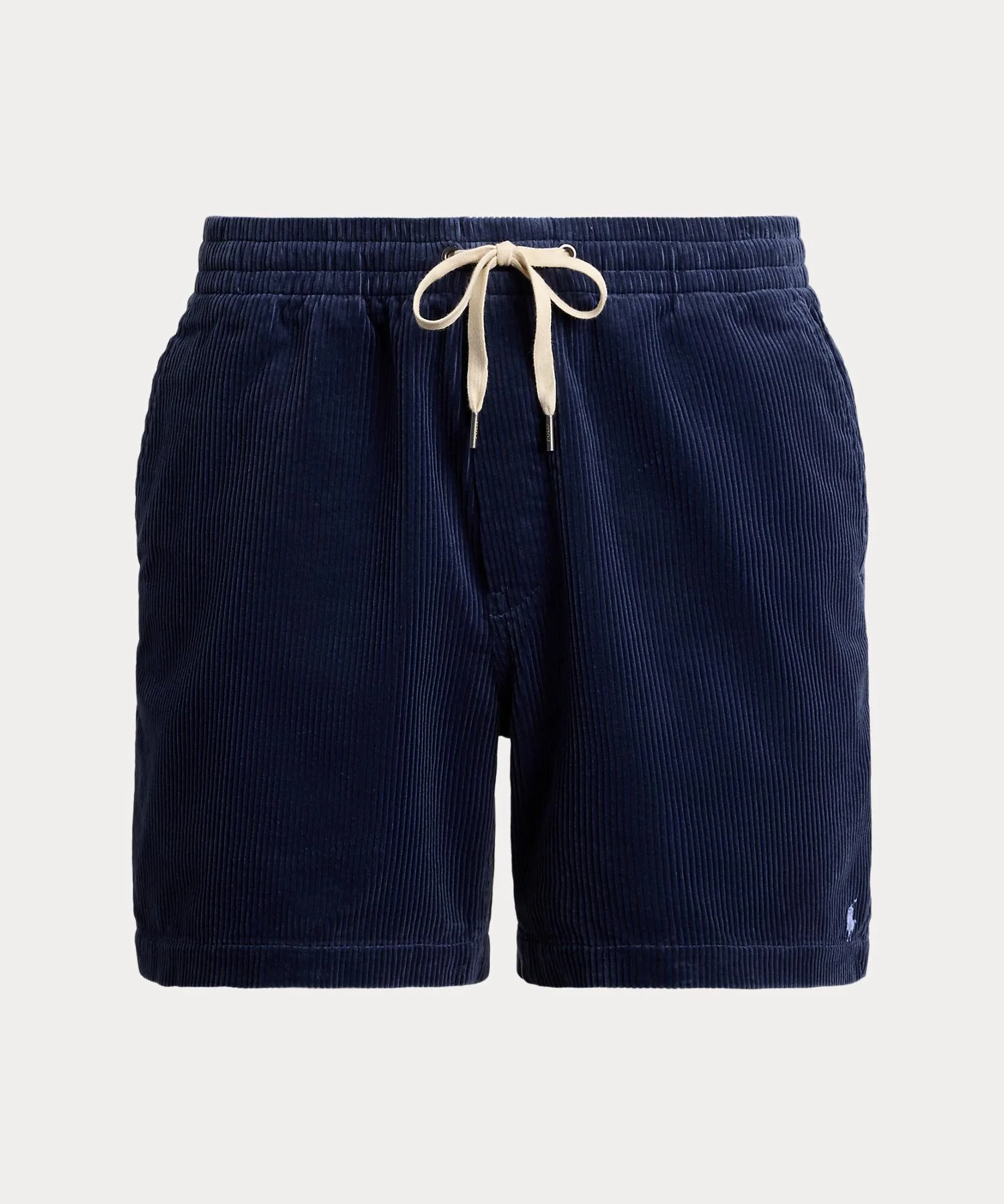 Мужские шорты из хлопкового вельвета 6-inch Prepstar POLO RALPH LAUREN тёмно-синие — фото 2