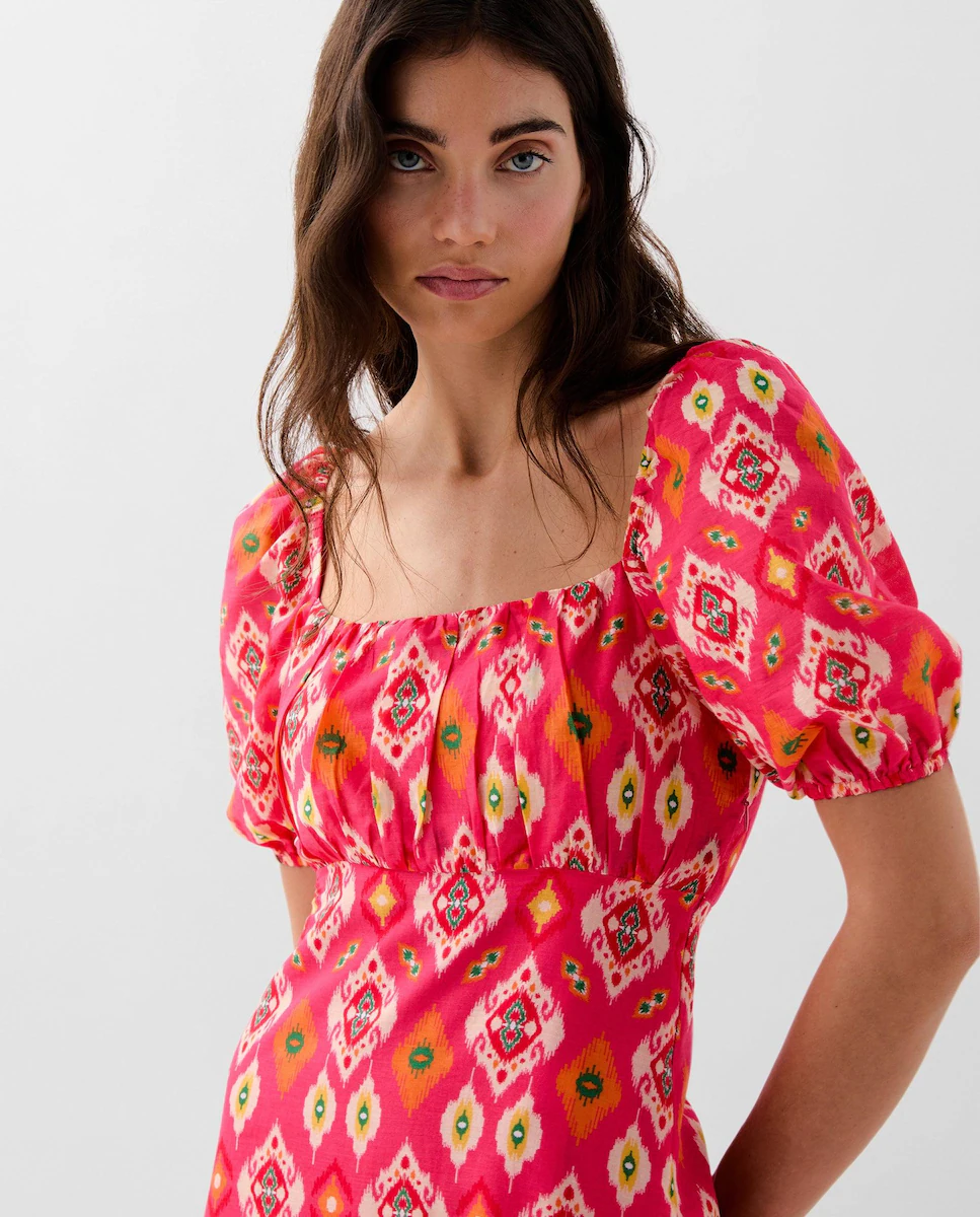 

Миди-платье с медовой спинкой Scalpers, коралловый