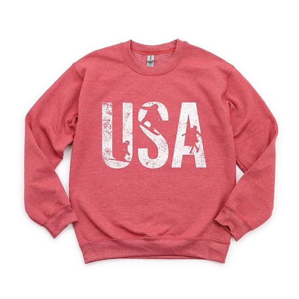 

Графический свитшот для зимних видов спорта USA Simply Sage Market, Heather Red, Зеленый, Графический свитшот для зимних видов спорта USA Simply Sage Market, Heather Red