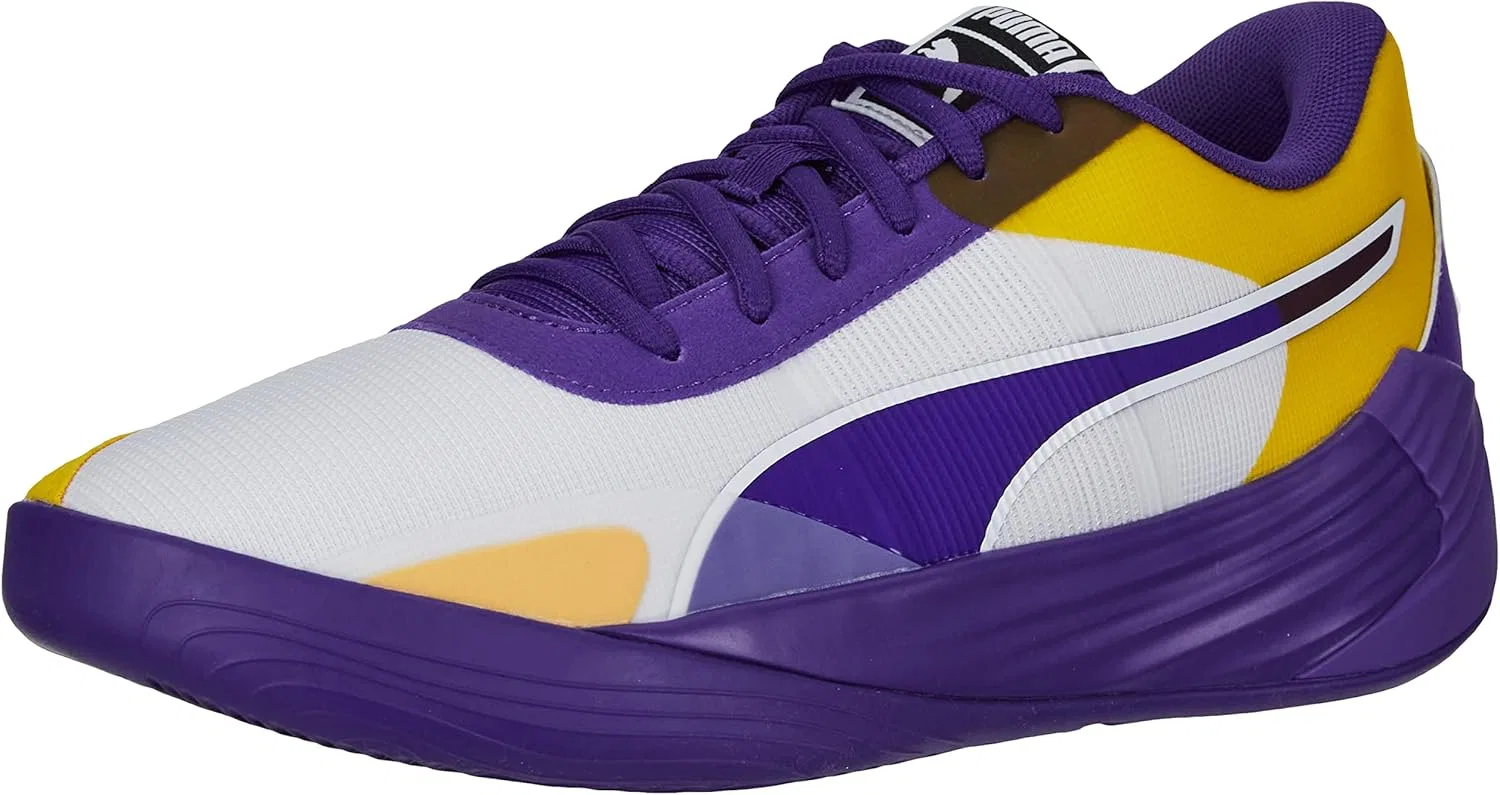 Баскетбольные кроссовки PUMA Fusion Nitro Team унисекс, Prism Violet Spectra Yellow