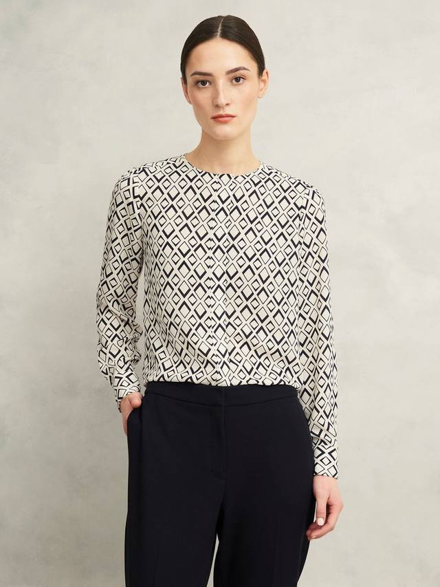 

Геометрический топ ava Hobbs, цвет Cream/Navy