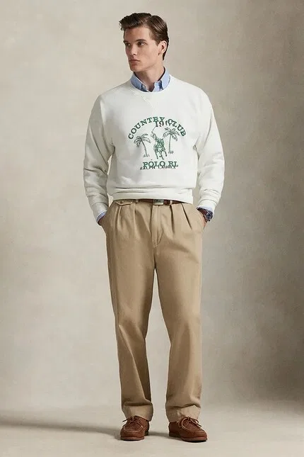 Худи Polo Ralph Lauren, бежевый — фото 3