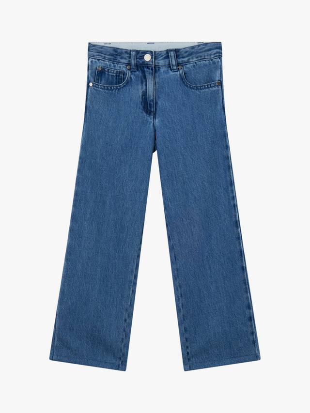 

Детские хлопковые джинсовые брюки Stella McCartney Kids, Blue Denim