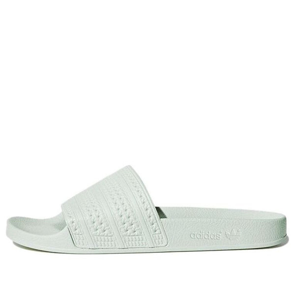 

Тапочки adilette slide 'linen green' Adidas, зеленый