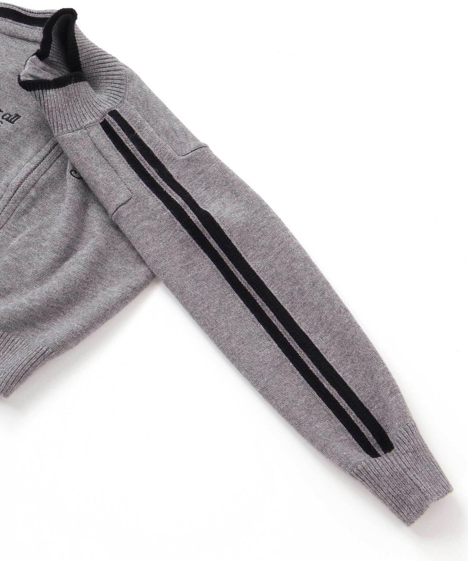 Вязаная спортивная куртка на молнии (110–150 см) Nexchic, gray — фото 3