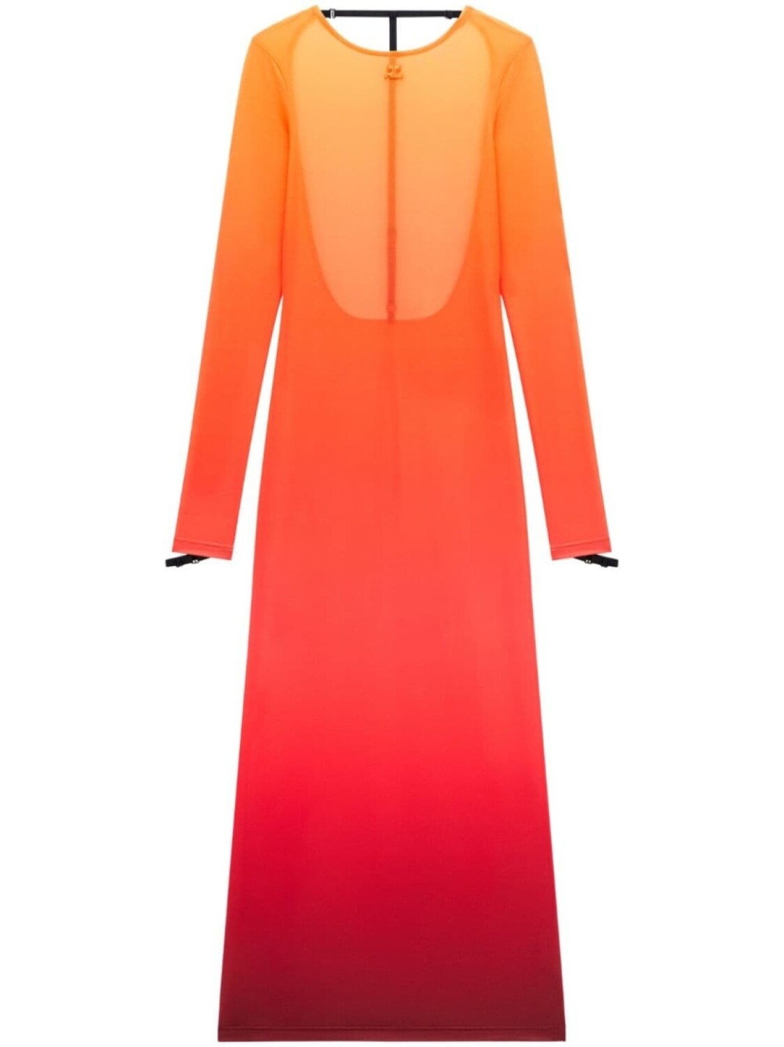 

Courrèges платье Sunset с эффектом градиента, оранжевый
