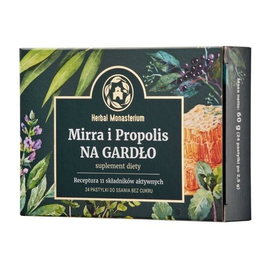 

Herbal Monasterium, Мирра и Прополис для горла 24 р.
