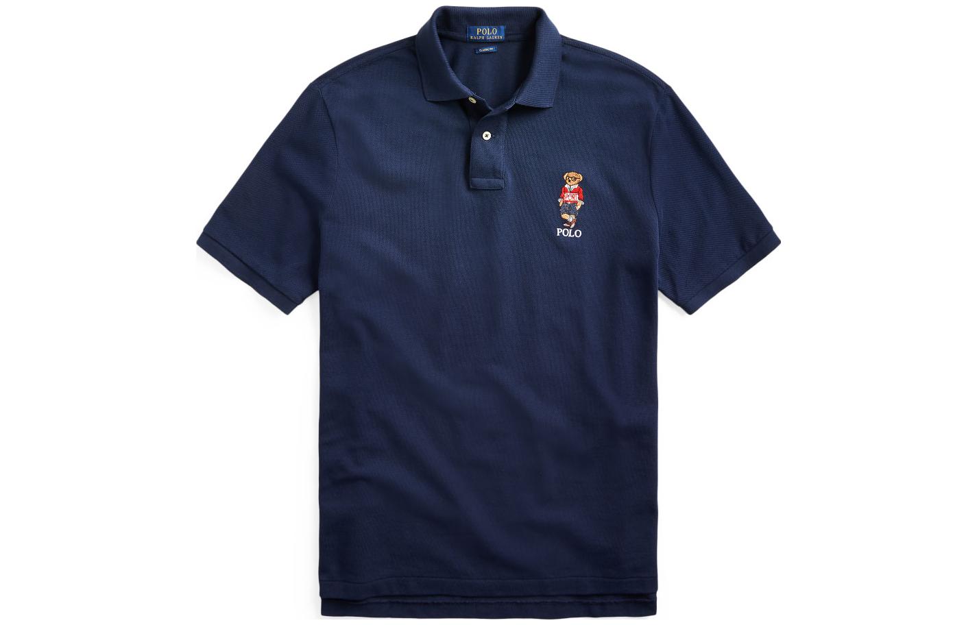 

SS23 Футболка поло мужская морской синий Polo Ralph Lauren