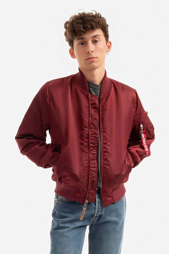 

Куртка-бомбер ALPHA INDUSTRIES MA-1 VF Alpha Industries, бордовый, Красный, Куртка-бомбер ALPHA INDUSTRIES MA-1 VF Alpha Industries, бордовый