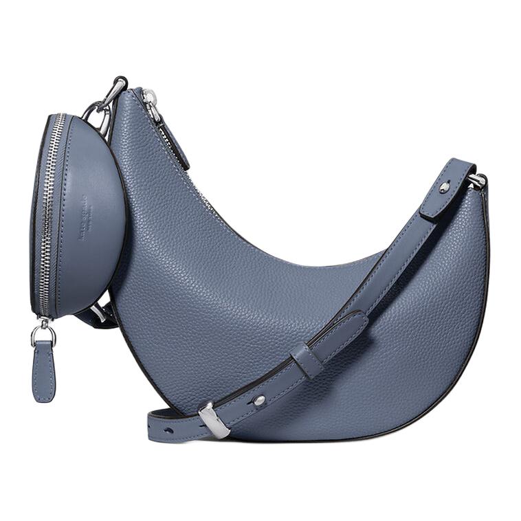 

Кожаная сумка pebble, ручная кладь, через плечо, кроссбоди женская coal gray Kate Spade