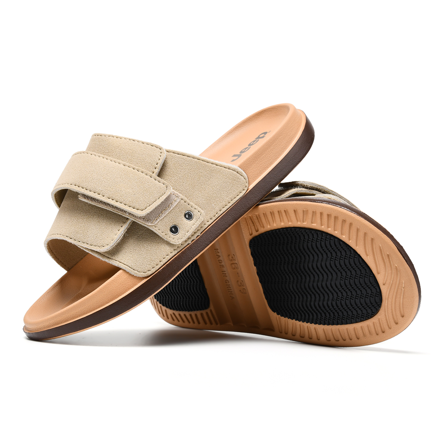 Jeep Слипоны Slip Resistant Unisex Camel — фото 2