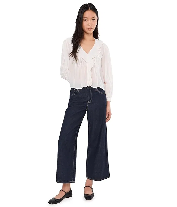 Джинсы широкие модель Middy Wide Leg Ankle Levi's Womens, Tooth Fairy — фото 2
