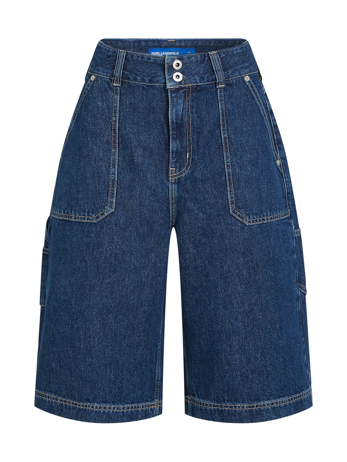 

KARL LAGERFELD JEANS Джинсовые шорты Wide Leg в синем дениме