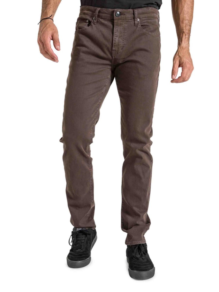 

Джинсы Riggins Slim Fit со средней посадкой Stitch's Jeans, цвет Dark Brown