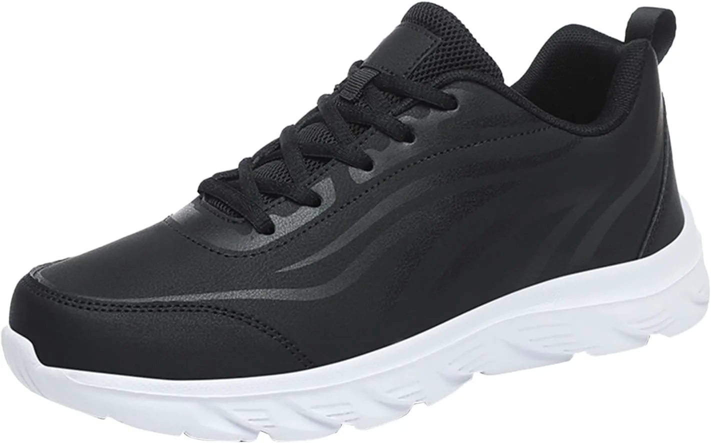 

IWIHMIV Мужские спортивные водонепроницаемые кроссовки для улицы, удобные повседневные беговые и спортивные обувь, белый