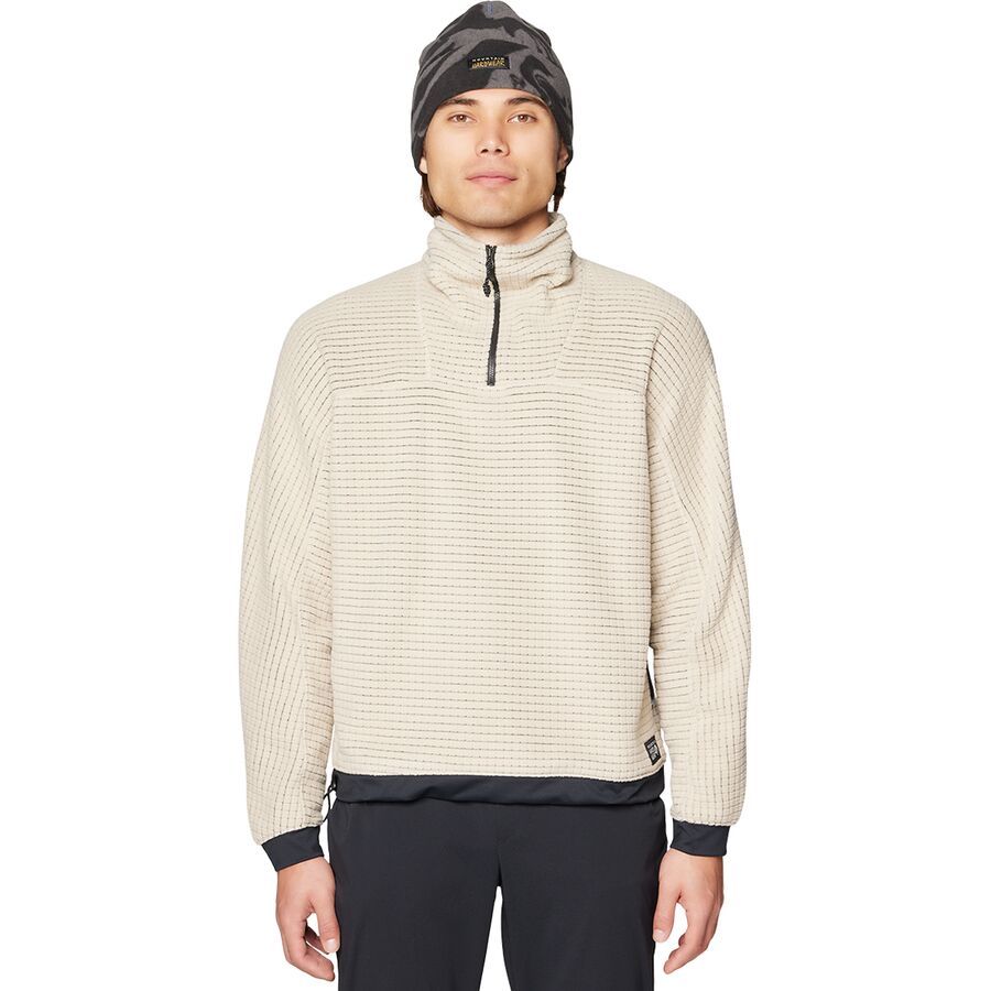 

Мужская толстовка Summit Grid Big Grid с застежкой-молнией до середины груди Mountain Hardwear Mountain Hardwear, Fossil