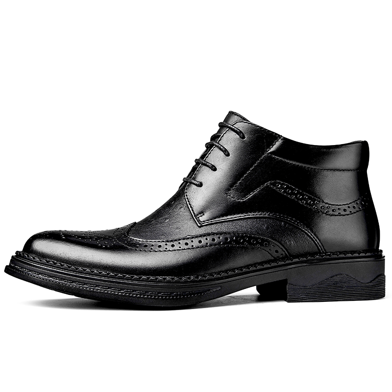 

Bull Thunder Мужские повседневные ботинки черные утепленные, цвет Black Insulated Shoes